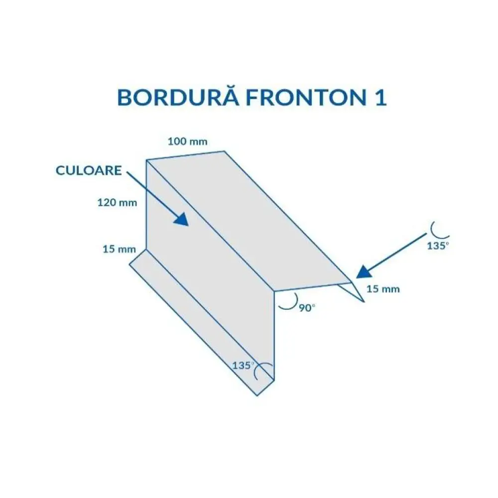 Bordură fronton 1