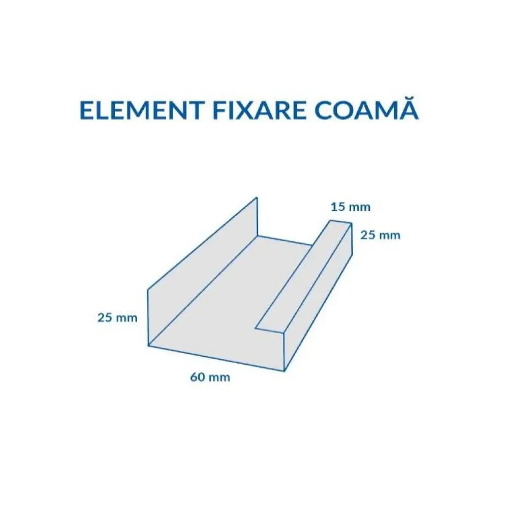 Element fixare coamă